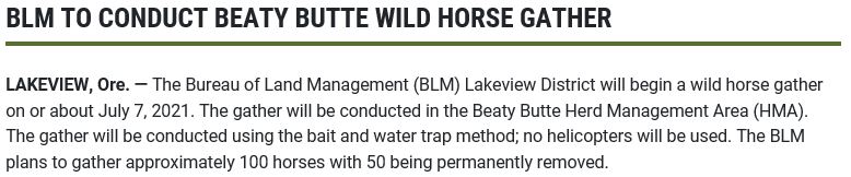 Beaty Butte Roundup Delayed 08-10-21